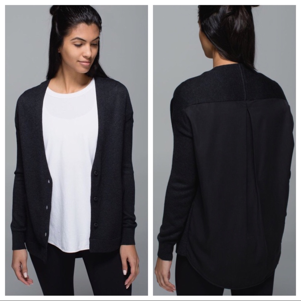 ❌Sold❌Lululemon Cardi In The Front Boolux Sweater - Picture 1 of 7